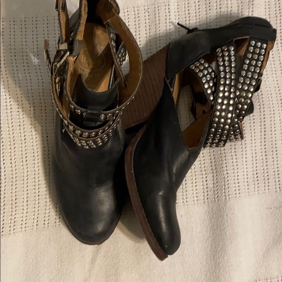 Jeffrey Campbell Studded Cutout Booties - Picture 1 of 2